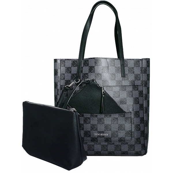 Steve Madden Bkimlogo Shopper black