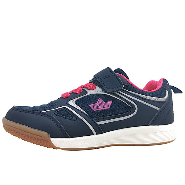 Lico Racine VS Klettschuh marine/pink 1233