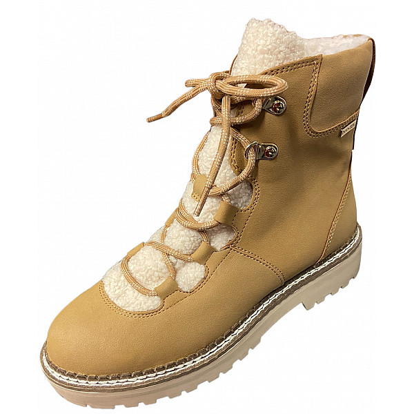 Tamaris Schnürstiefelette camel