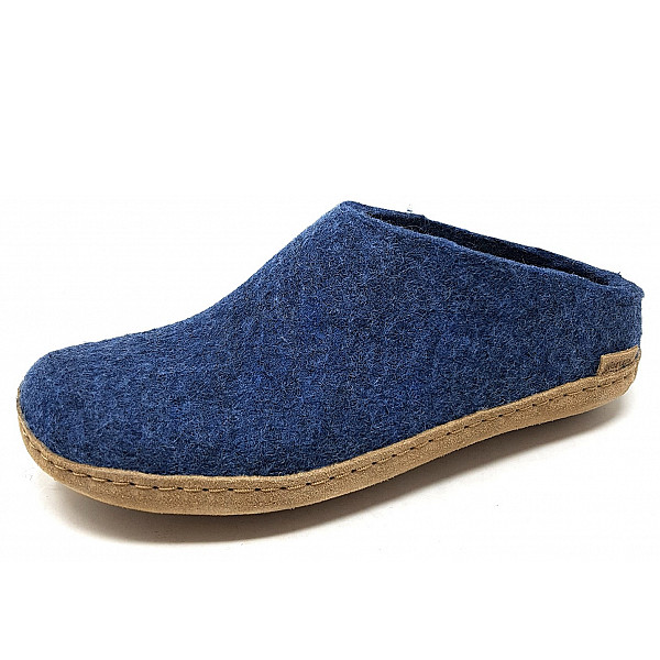 Glerups Hausschuh denim blau