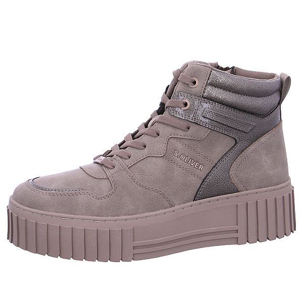 s.Oliver Schnürstiefel 350 TAUPE COMB.