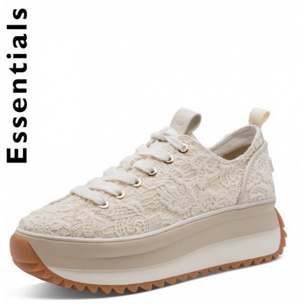 Tamaris schnürer Sneaker beige