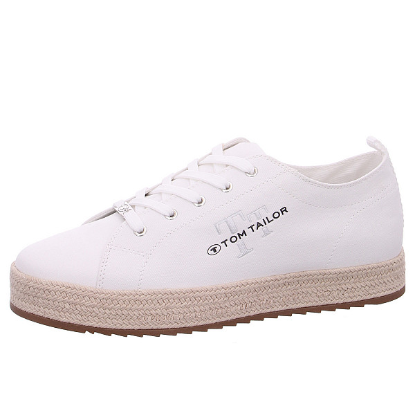 Tom Tailor Leinenschuh white