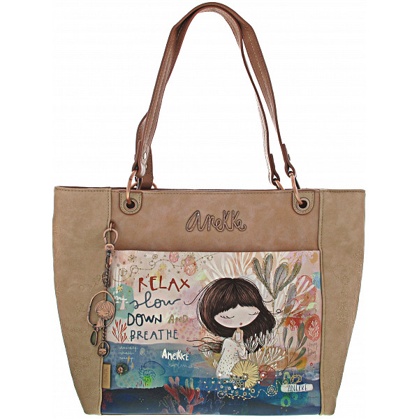 Anekke Shopper beige kombi