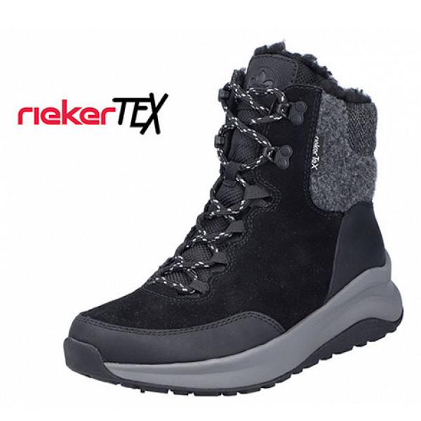 Rieker Stiefel schwarz