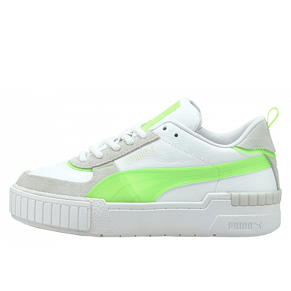 Puma Sneaker White-Green Glare Vaporous Gray