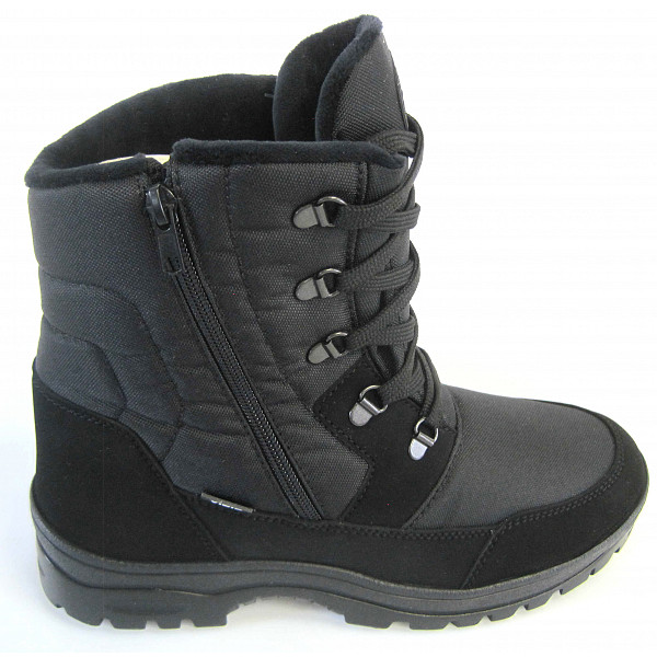 Damenschuhe Vista Stiefel Schwarz Vista Damen Moonboot In Schwarz