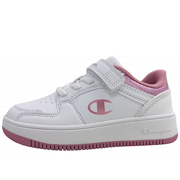 Champion RD 18 Foil Low G PS Sneaker white/pink WW016