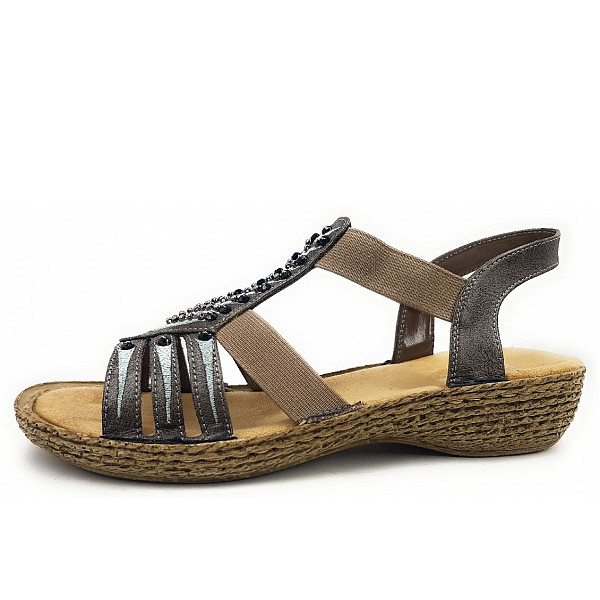 Rieker Sandalette 45 smoke