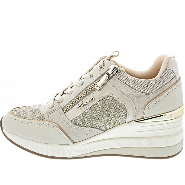 Tamaris sportlicher Schnürer cream comb