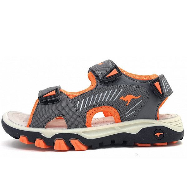 KangaRoos K-Celtic Barbo Sandale 2124 steel grey/flame