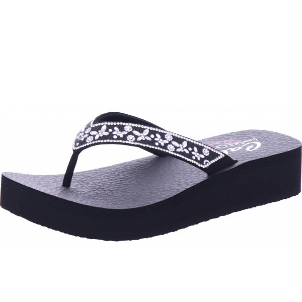Skechers vinysa butterfly kiss Pantolette schwarz