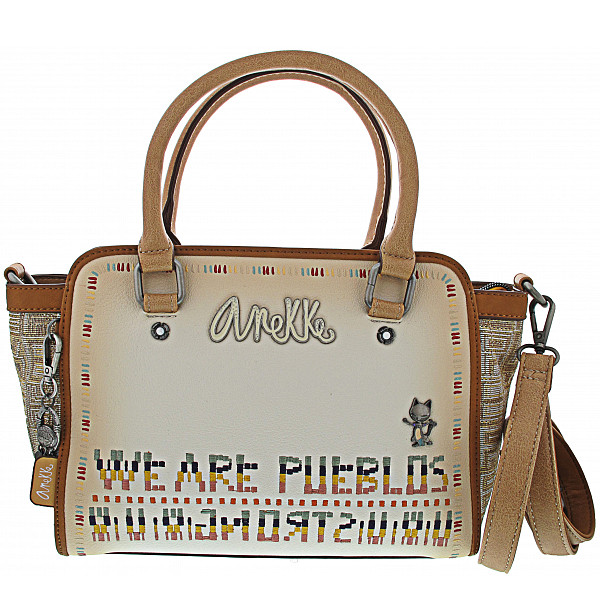 Anekke Menire Tasche beige/braun/div.