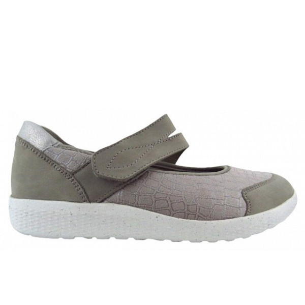 Waldläufer K-Ira stein Ballerina STEIN STEIN SILBER