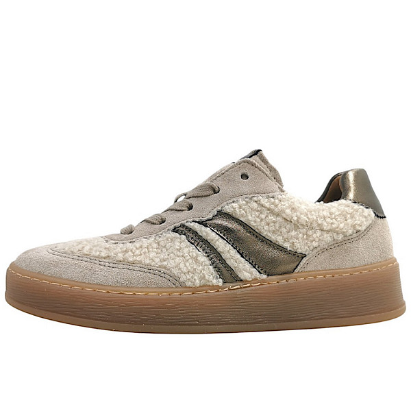 Gabor Comfort sportlicher Schnürer panna/silk/fango