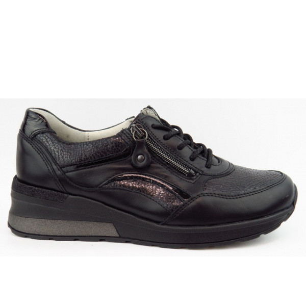 Waldläufer H-Clara Sneaker SCHWARZ ASPHALT