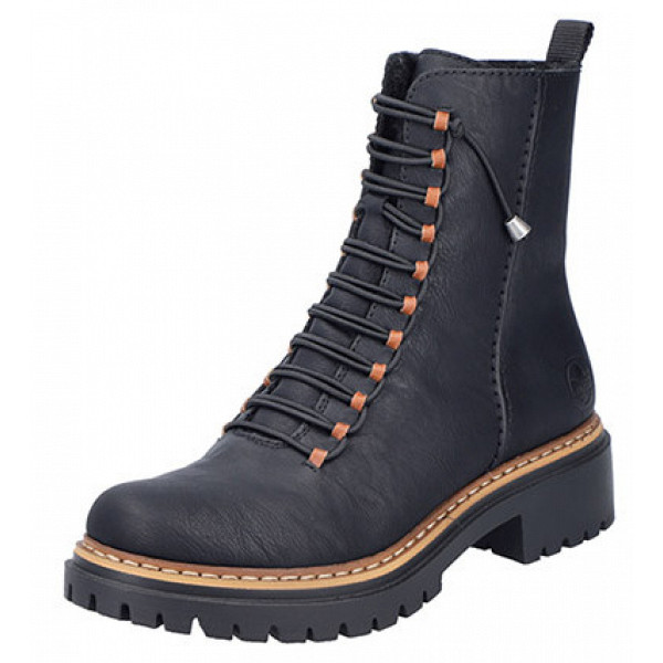 Rieker Stiefelette schwarz