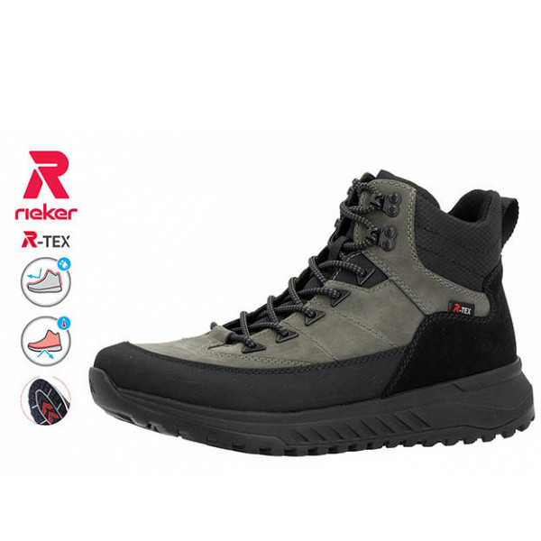 Rieker Evolution Stiefel grau