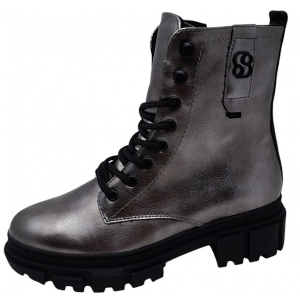 s.Oliver Schnürstiefel pewter