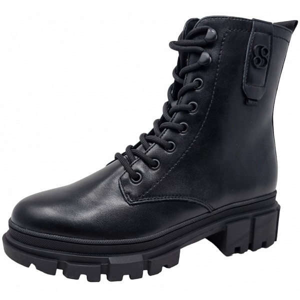 s.Oliver Schnürstiefel black