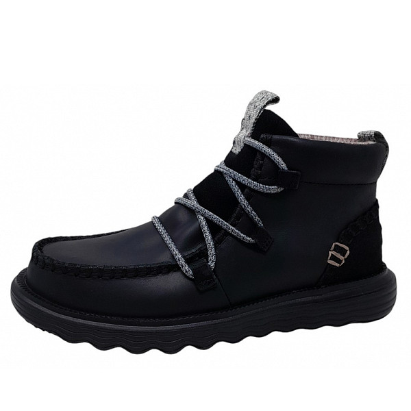 Hey Dude Reyes Boot Schnürstiefel black black