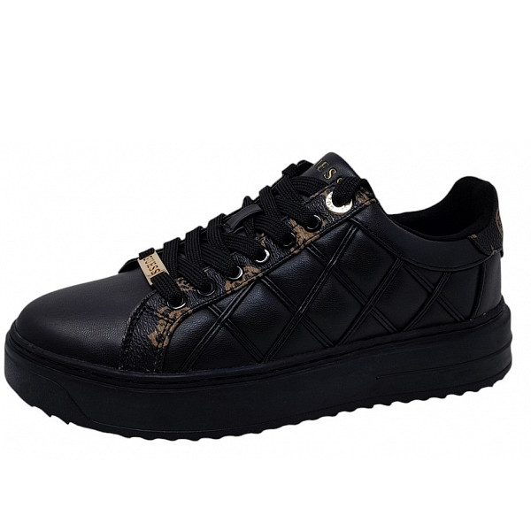 Guess Dattice Sneaker black brown