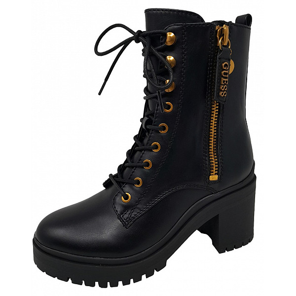 Guess Cabra Schnürstiefel black