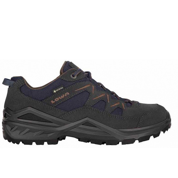 Lowa Sirkos EVO GTX LO Wanderschuh navy braun