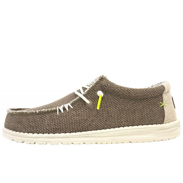 Hey Dude Wally Braided Slipper 2BS fossil