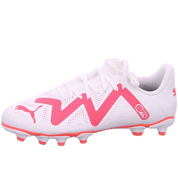 Puma Fure Play FG/AG Jr Fußballschuh 01 white fire orchid