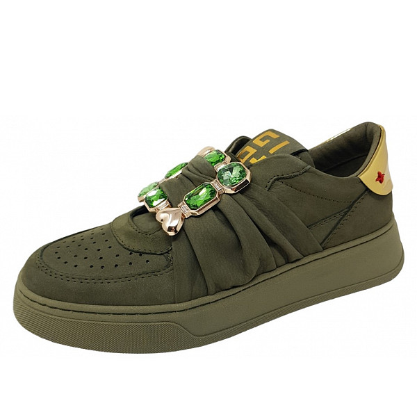 Gio+ Sneaker green combi