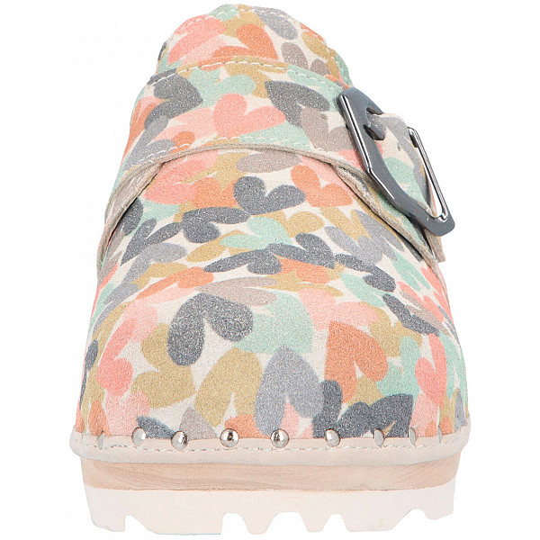Berkemann Clogs multicolor hell/Abstrakt Leder
