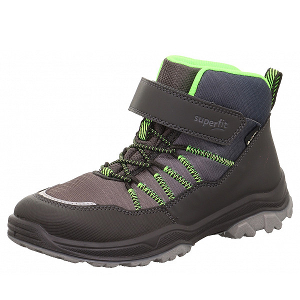 Superfit Jupiter Klettstiefel grau hellgrün