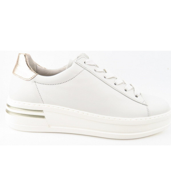 Gabor Comfort Calf offwhite Sneaker low offwhite/platino