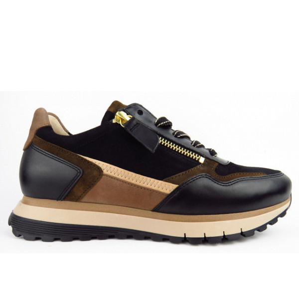 Gabor Comfort H Sneaker low 67 schw./whisky(gold)