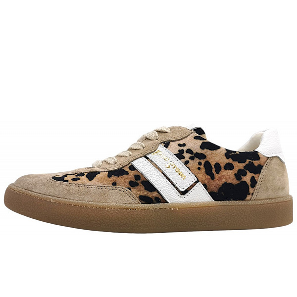 Paul Green sportlicher Schnürer Almond Sand/Beige 139