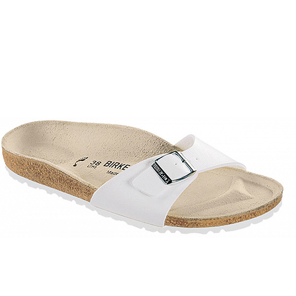 Birkenstock Madrid Pantoletten white