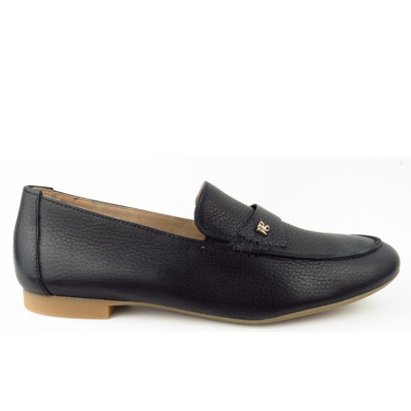 Paul Green Easy Grainded black Slipper Schwarz