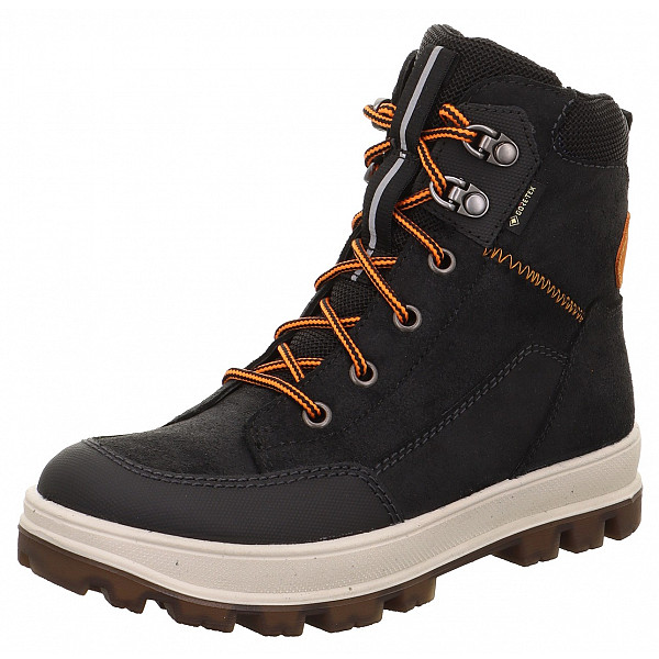 Superfit Tedd Schnürstiefel schwarz orange