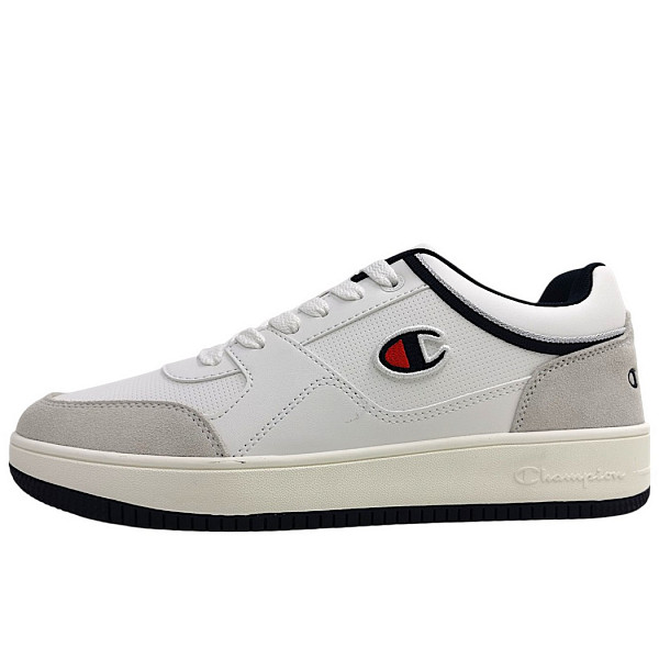 Champion RD18 Low sportlicher Schnürer white/navy/natural