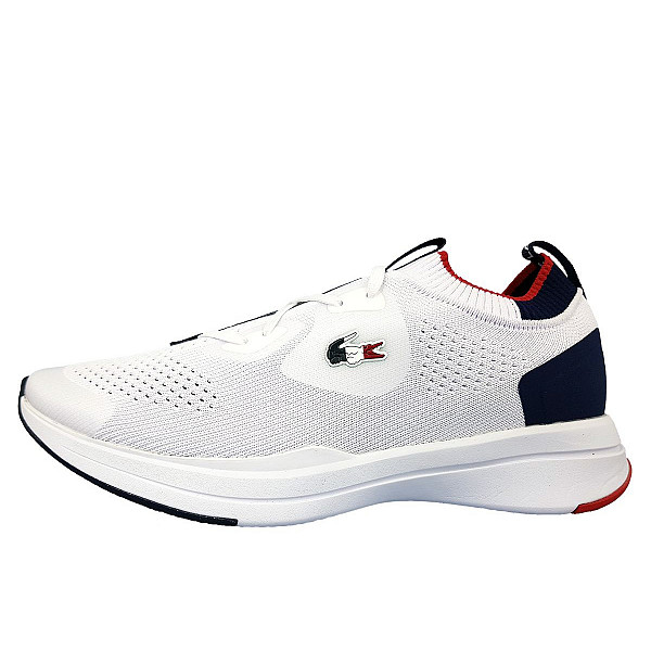 Lacoste Run Spin Knitoly Sneaker 407 white/navy/red
