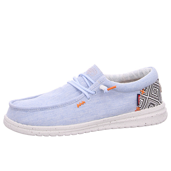 Fusion Leinenschuh fine canvas sky blue
