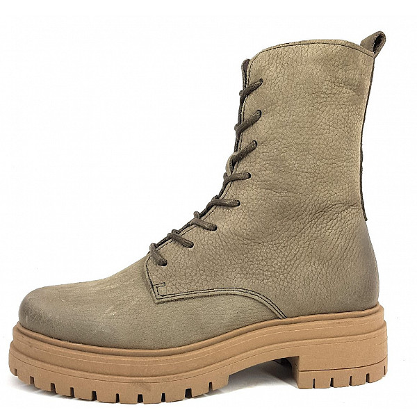 Monshoe Stiefel khaki