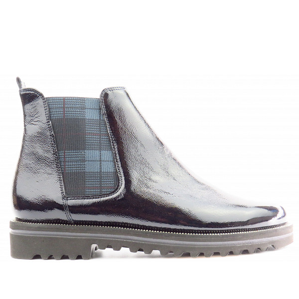 Paul Green Knautschlack ocean Chelsea Boot ocean