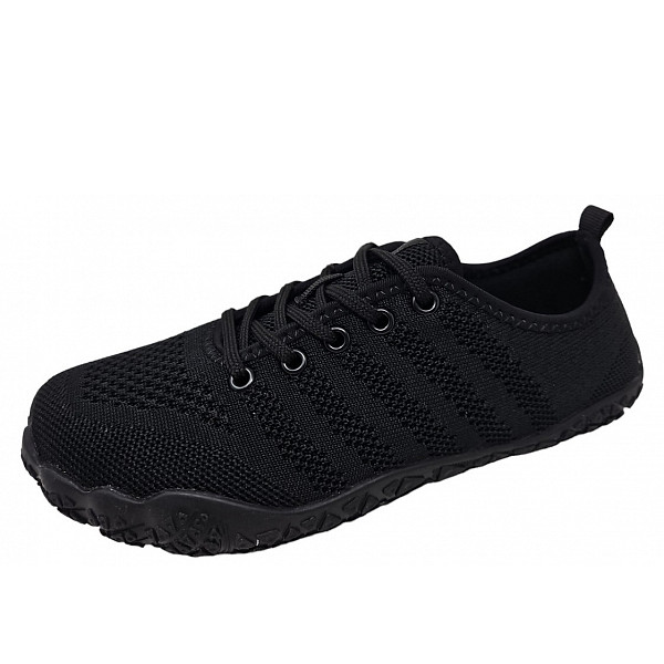 Rock Spring Barfußschuh sportlicher Schnürer black