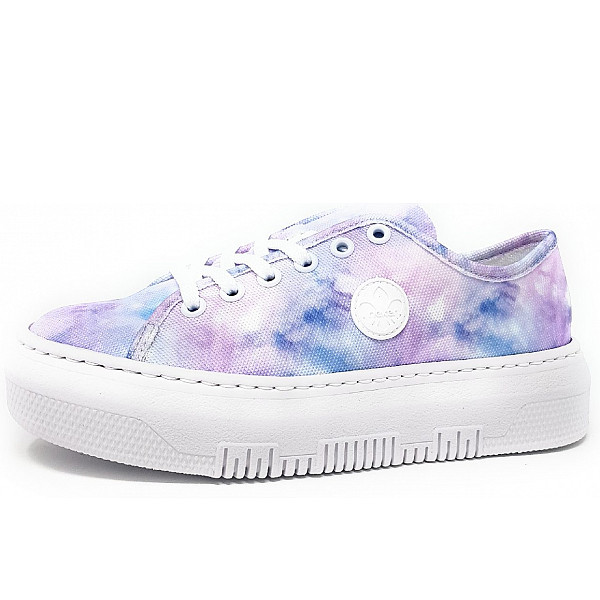 Rieker Levy Sneaker 90 Rose-Blue