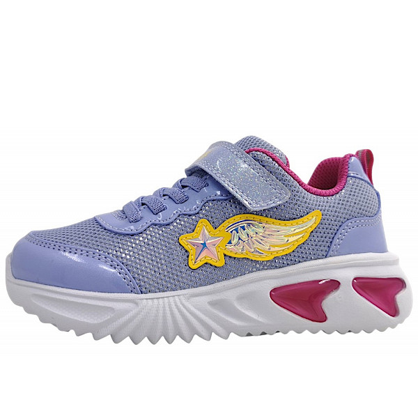 Geox Assister Klettschuh Lavender/Fuchsia