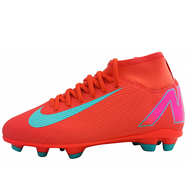 Nike JR SUPERFLY 10 CLUB Fußballschuh 800- Pink/Blau