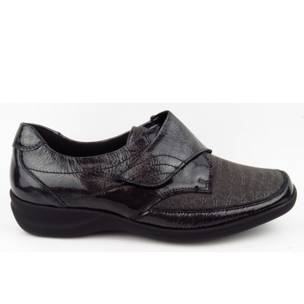 Waldläufer Milu TAIPEI NALA-STRETCH Klettschuh CARBON