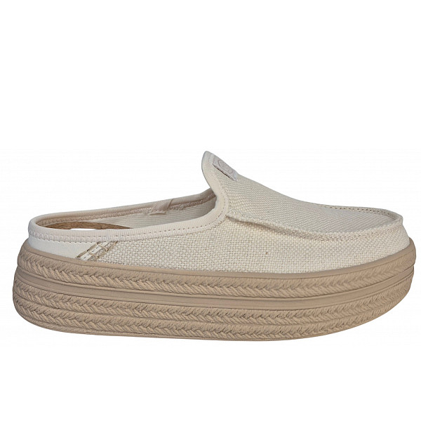 Hey Dude Austin Lift Espadrille Clogs egret